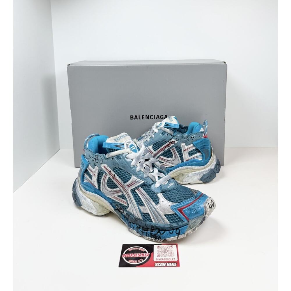 Size 40EU/7US - Balenciaga Runner Marathon Blue Unreleased💙 NEW/RETAIL $1.4K!